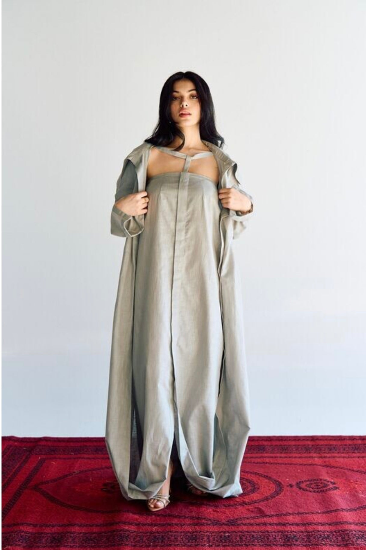 Soft Grey - kaftan